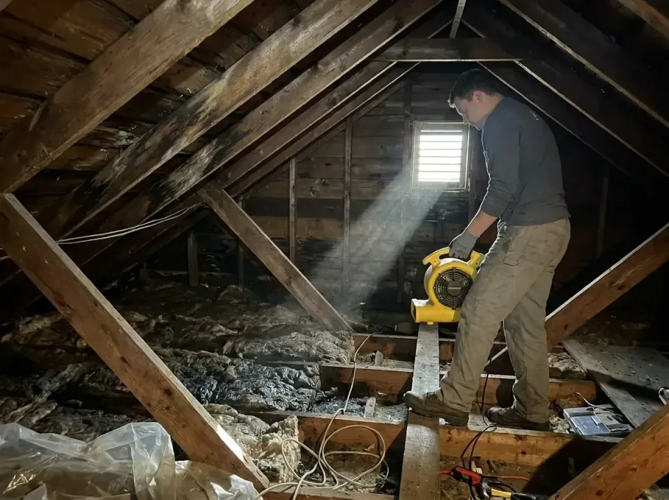 attic-water-damage-drying-proc-007 — frequently asked questions, Emergency Water Extraction & 24/7 Flood Response in Seneca…